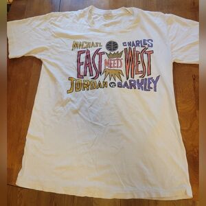 90’s Vintage Nike 93 NBA Finals Jordan vs Barkey T shirt men's medium